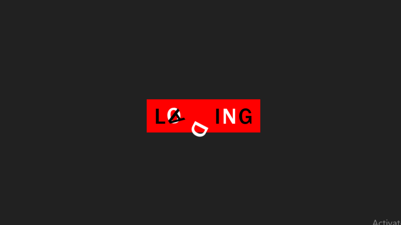 Create Amazing 360 Loading Character Animation CSS Loader Dark CSS