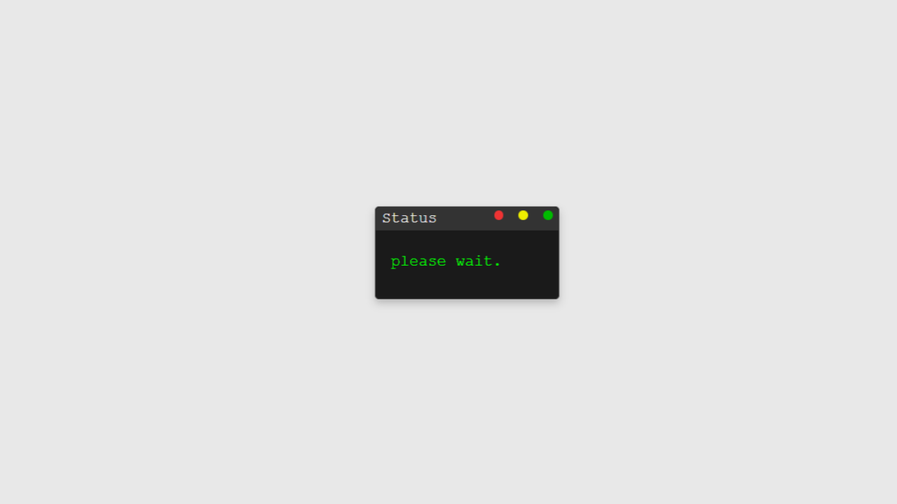 Terminal Animation