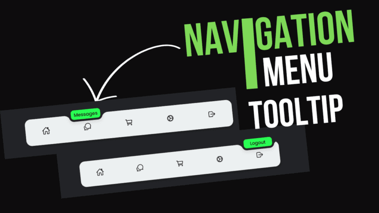 Navigation Menu Tooltip