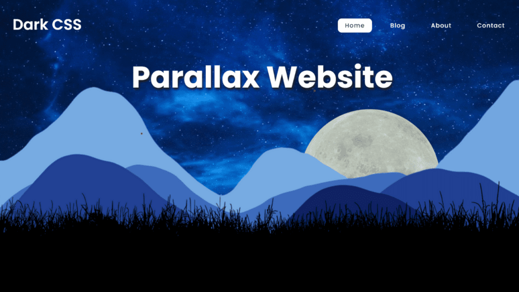 Parallax Scrolling Website2