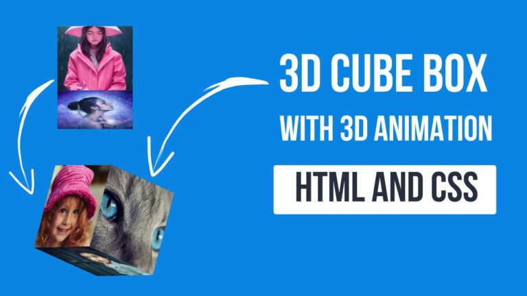 CSS Cubic Box Animation