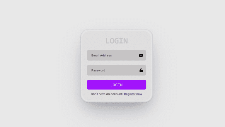 Login Form Design