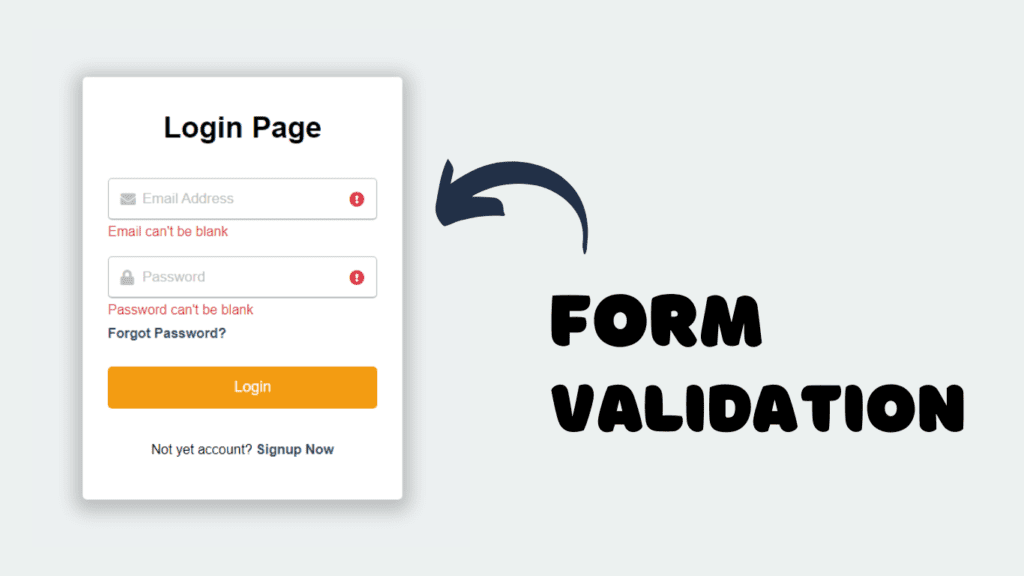 Form Validation in JavaScript