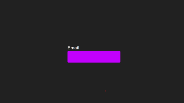 Input Field Animation
