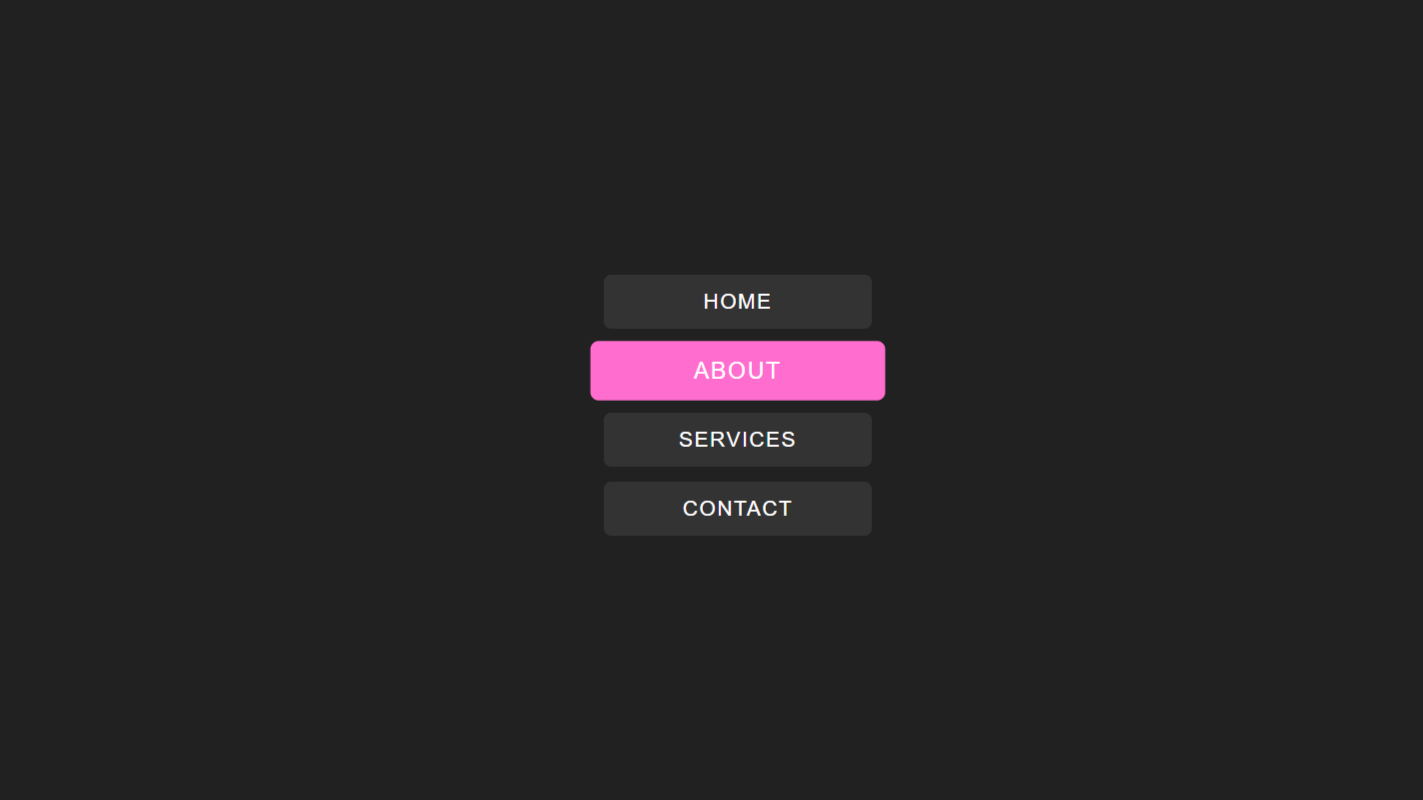 Navigation menu hover effects