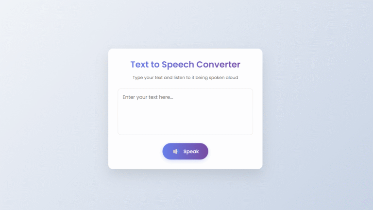 Text to speech