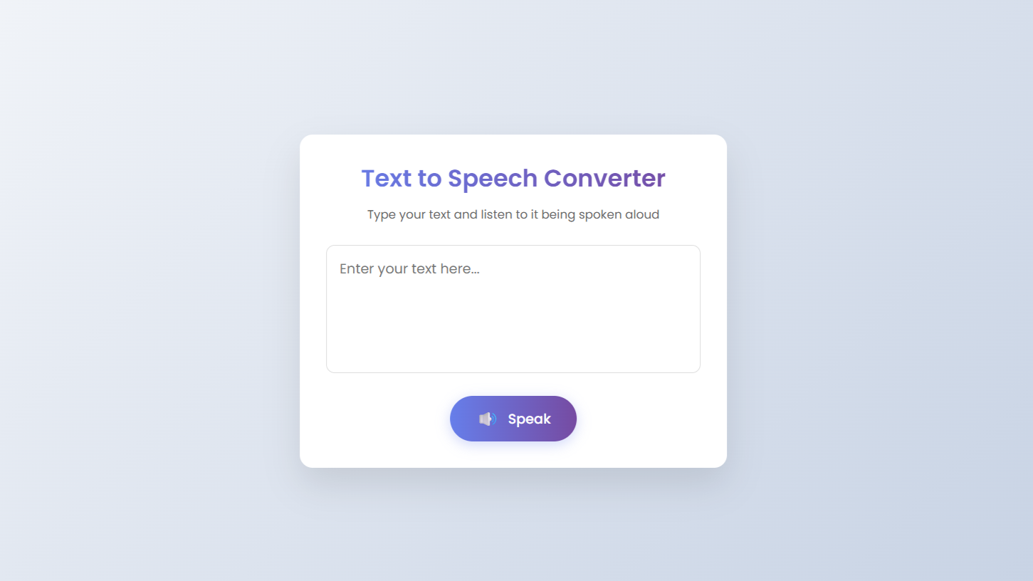 Text to speech