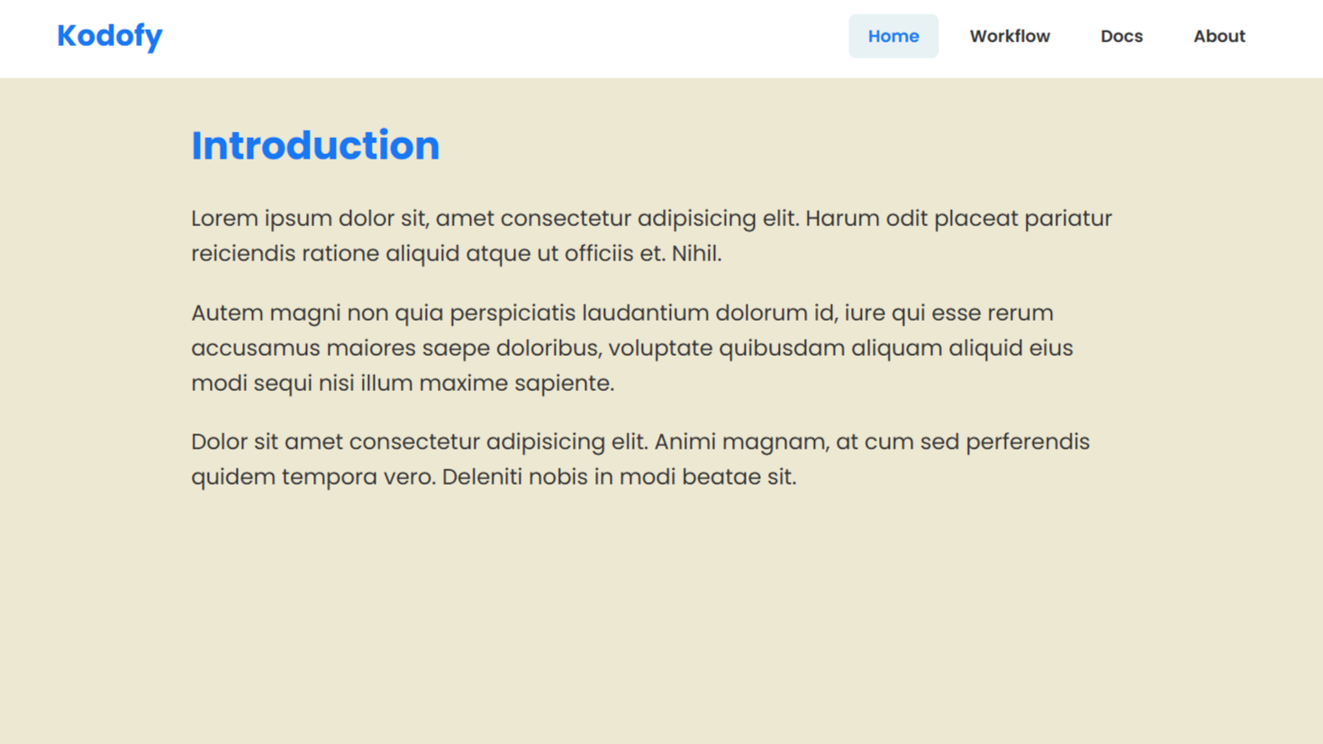 Scrollspy Navigation